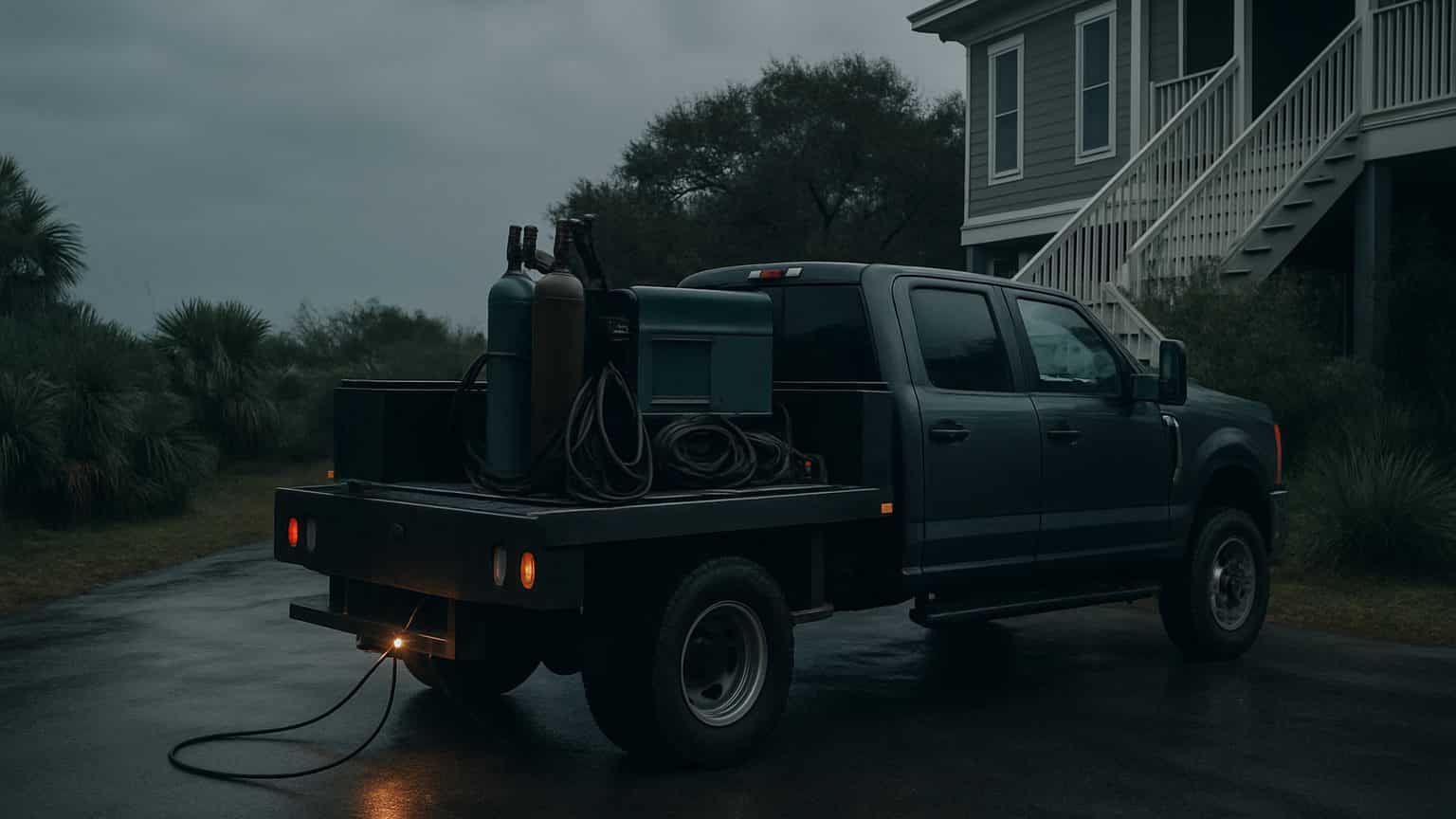 Albert's Specialty Welding service truck — Portable Welding in Mount Vernon, Alabama.